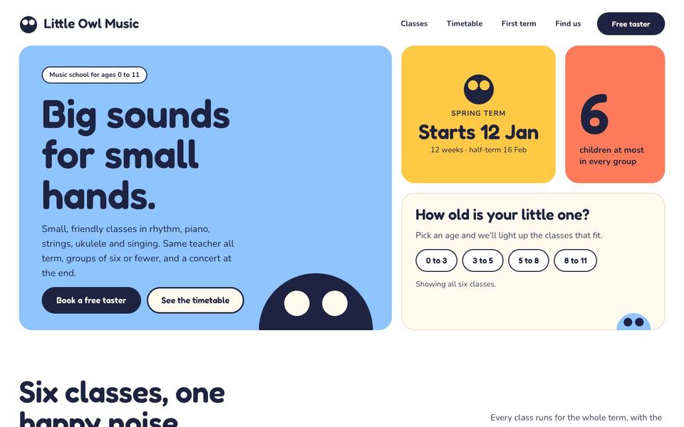 Little Owl Music homepage