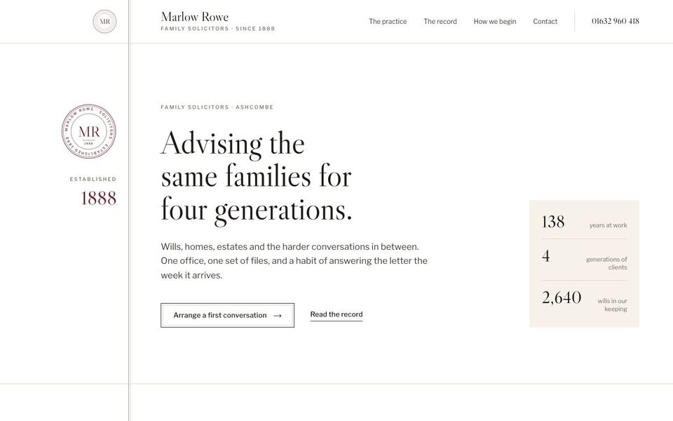 Marlow Rowe homepage